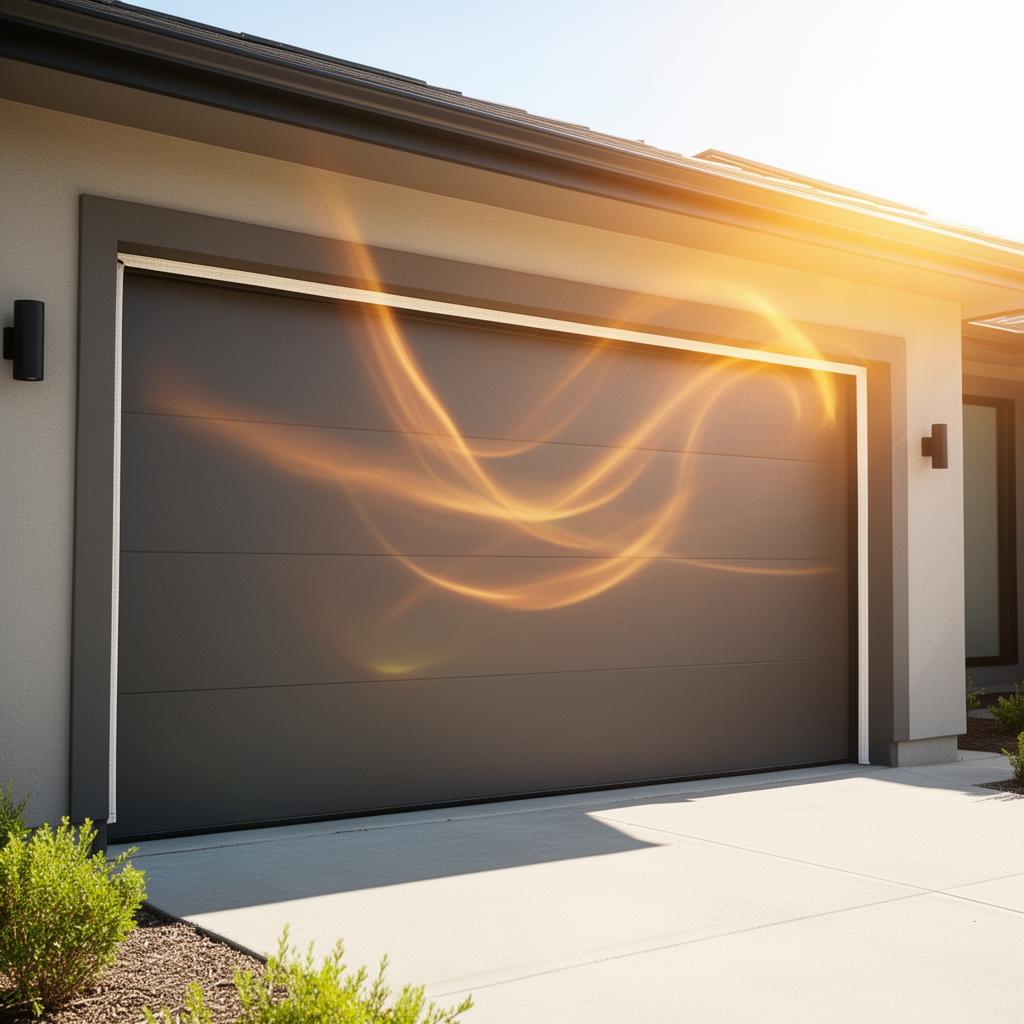 Garage door maintenance during hot summer weather