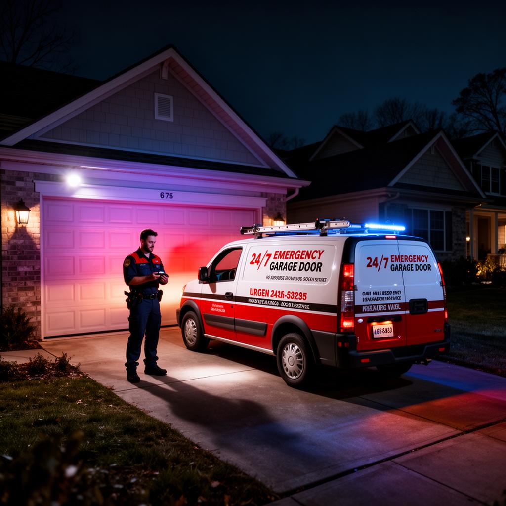 24/7 emergency garage door service response